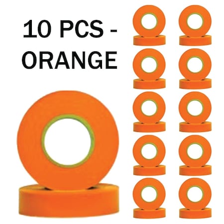 Sticky Situation Electrical Tape, Orange -10PK ST4246504
